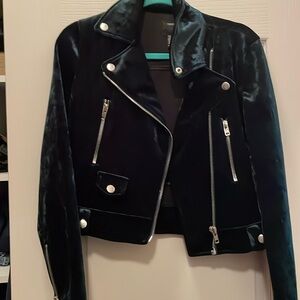 Green Velvet Jacket